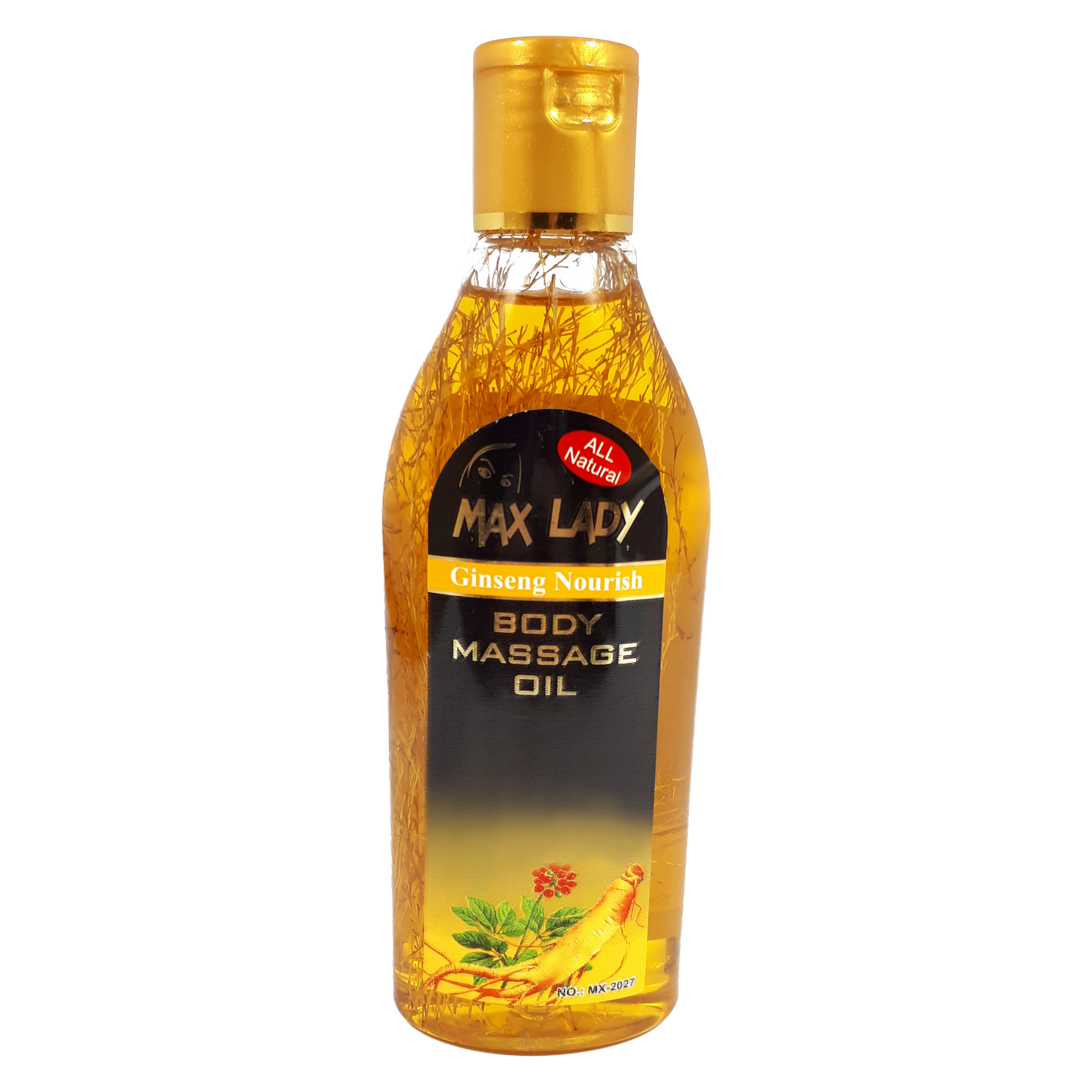 روغن ماساژ بدن مکس لیدی مدل Ginseng Nourish حجم 200 میلی لیتر