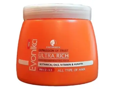 ماسک مو اوونیکا (Evonika) مدل Ultra Rich حجم ۵۰۰ میلی لیتر
